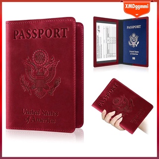 portátil titular de pasaporte cartera tarjeta caso organizador de viaje para hombres/mujeres