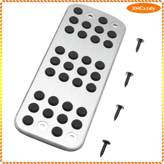 Aluminum Foot Rest Pedal Pads Covers Anti-Slip Car Foot Plate Floorboard Replacement For Peugeot 206 206CC