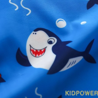 Kprq-Baby Boys trajes de baño de una pieza, dibujos animados animales patrones de manga corta cremallera ropa de playa (8)