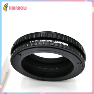 [arco Iris] M42-M42 10mm-15.5mm Metal Macro Focusing lente adaptador de montaje para piezas de cámara