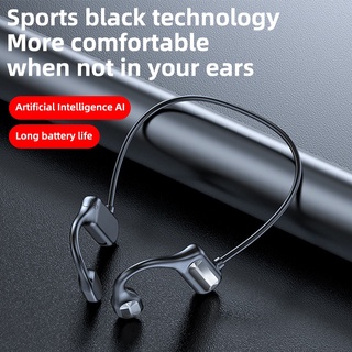 Auriculares de conducción ósea con micrófono Bluetooth impermeable inalámbrico estéreo auriculares