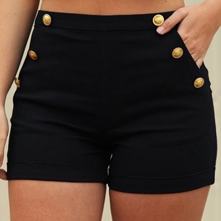las mujeres de la moda casual pantalones cortos de verano pantalones cortos sexy lindo más el tamaño de la fiesta sólido slim fit nuevo patrón de ropa de cintura alta pantalones cortos