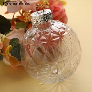 (Newfashionhg) Transparent Plastic Ball Clear Plastic Craft Ball Baubles For Christmas Decors On Sale (9)
