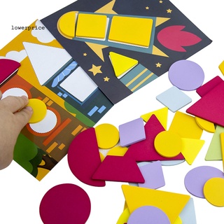 120pcs madera geométrica rompecabezas tangram tarjeta forma reconocimiento educación niños juguete
