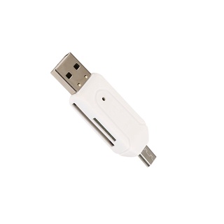 Lector de tarjetas de memoria Micro USB OTG a USB adaptador USB SD/Micro SD