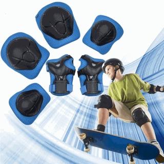 6 pzs almohadillas De rodilla para niños con almohadillas De almohadillas para Bicicleta/patina De hielo/rodilleras/protección De engranajes