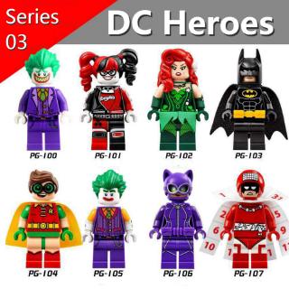 DC Super Heroes Harley Quinn Joker Catwoman Batman acción minifiguras bloques de construcción niños regalo juguetes favorecidos por los niños
