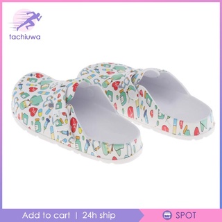 [Tachiuwa] zapatos de enfermería para mujer, suela suave, zuecos de playa, zapatillas 36 37