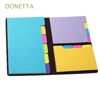 DONETTA 60 sheets/pack Index Memo Pad Office Supplies Flags Index Tabs Sticky Notes School Notepad Highlighter Strips Scheduler Paper Kids Stationery Self Adhesive Bookmarks