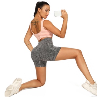 Pantalones cortos de Yoga Para mujer/correr/Fitness/deportivos/pantalón (5)