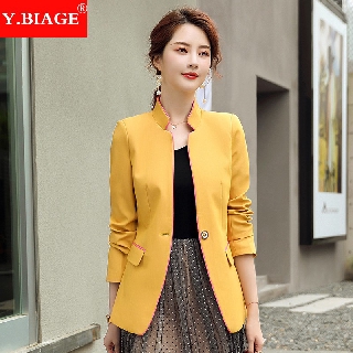 [alta calidad] nueva llegada de las mujeres ropa de oficina abrigo de manga larga blazer slim fit ropa formal ropa de trabajo abrigo y chaqueta trajes profesionales de moda