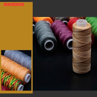 {morninsin} metros de cuero encerado hilo cordón para bricolaje herramienta de artesanía costura a mano hilo IEE (2)
