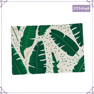 Green Leaf Plants Linen Placemat Table Mat Dining Pad Coaster Photo Props