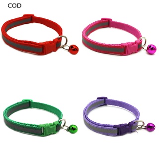 [COD] Nylon Reflective Personalized Dog Collars Custom Pet Puppy Cat ID Collar Tag HOT