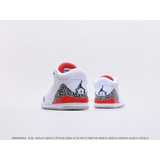 * En Stock * Jordan Zapatos De Los Niños Baloncesto Air 3 Retro AJ 3 Para Correr 4 , 5 , 6 , 7 , 8 , 9 , (9)