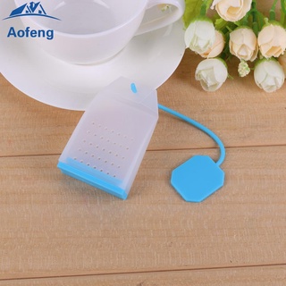 (gorgeous) silicona bolsa estilo hoja de té colador infusor taza tetera filtro difusor