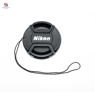 Camera Lens Cap With Anti-lost Rope Protection Cover for Nikon 52mm/55mm/58mm/62mm/67mm/72mm/77mm/82mm