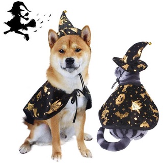 Juego De fundas y funda con estampado dorado De mascota/Halloween/Gato/perro