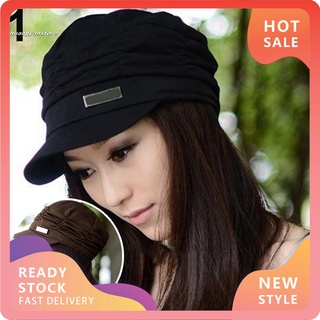 hy mujeres moda plisado pico gorra sombrero casual deportes al aire libre viaje sunhat