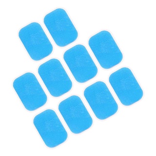 10pcs hidrogel hoja de gel pegatinas almohadillas para tóner abdominal dispositivo de fitness