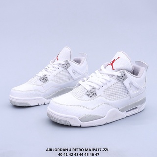 Nike nike air jordan 4 retro hombres y mujeres casual zapatos deportivos de moda zapatos de baloncesto