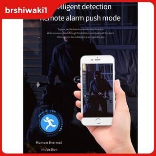Brshiwaki1 Mini cámara 4k Hd inalámbrica Wifi Nanny Cam con visión nocturna y detección De movimiento App Para