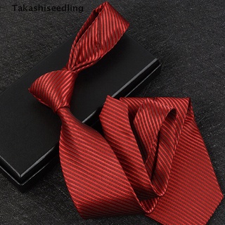 Takashiseedling/ Jacquard tejido nueva moda clásico rayas lazo de los hombres trajes de seda corbata corbata artículos populares (4)
