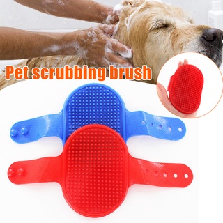 cepillo de baño de masaje de plástico para mascotas/cepillo de baño para perros y gatos