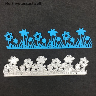 [Northvotescastwell] Flower and grass Metal Cutting Dies Stencils For DIY Scrapbooking Card Craft Dies Decor NOT