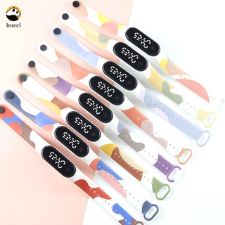 reloj electrónico colorido moda reloj vivo impermeable reloj para niños mujeres hombres