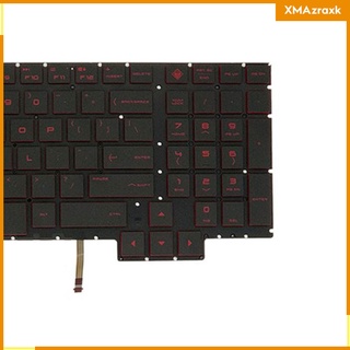US Keyboard with Red Backlit Compatible with HP Omen 15-CE010CA 15-CE020CA 15-CE030CA 15-CE051NR Replacement Part