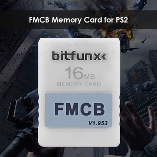 (3cstore1) 16mb fmcb mcboot free mc boot v1.953 tarjeta de memoria para sony ps2 ps 2 (2)