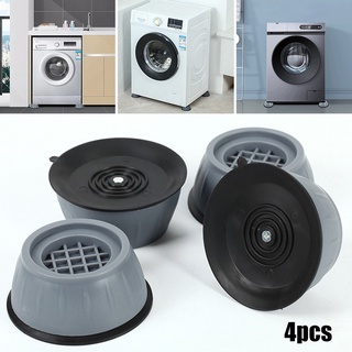 4 alfombrillas de goma antideslizantes para lavadora, alfombrillas universales, nevera, secador de vibración, almohadillas de lavadora
