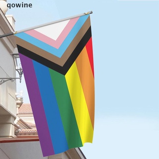 qowine bandera gay 90 x 150 cm arco iris cosas orgullo bisexuales lesbianas lgbt accesorios cl
