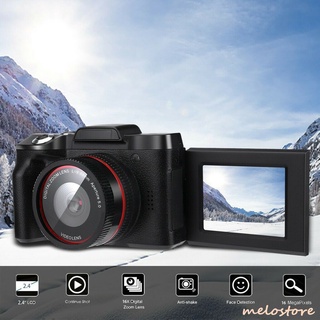 melostore Câmera digital Full HD 1080P 16MP Filmadora profissional Vlogging Flip Selfie câmera melostore