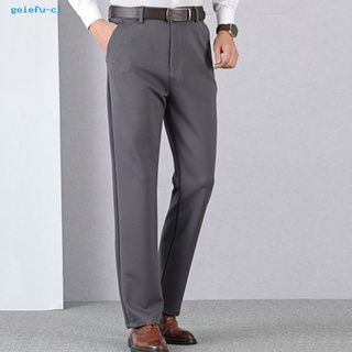 geiefu pencial pantalones de invierno traje pantalones clásicos masculinos pantalones de tobillo longitud para el trabajo