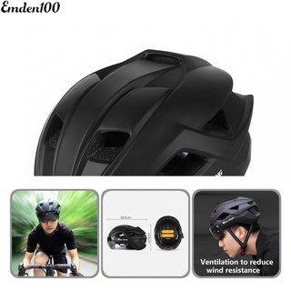 Emden100 PC Shell casco de bicicleta ajustable al aire libre PC Shell ciclismo casco de seguridad extraíble forro para exteriores