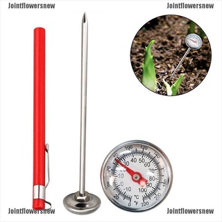 [jfn] termómetro de suelo de acero inoxidable de 127 mm pantalla de tallo 0-100 grados celsius range:jointflowersnew (1)