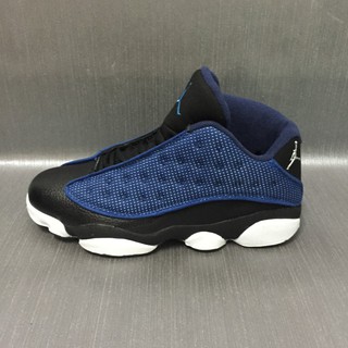 Air Jordan 13 Low Dark Blue / Black Men Original Basketball Shoes