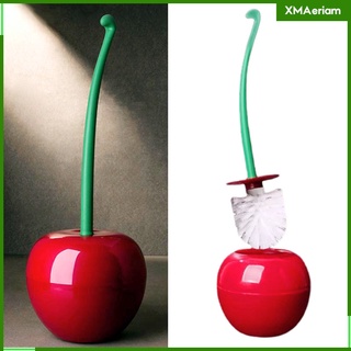 Toilet Brush And Holder Cherry Shape with Soft ,Bathroom Toilet Bowl Set (7)