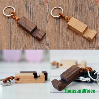 [ThousandVoice] Nuevo soporte Retro de madera para teléfono, colgante, llavero, accesorio de moda