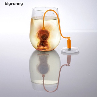 [bigr] innovador filtro de infusor de té de silicona en forma de diver, herramienta de cocina cl580