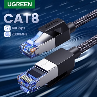 [CAT 8] Cable Ethernet UGREEN CAT8 40Gbps 2000MHz Networking Nylon Trenzado Internet Lan RJ45