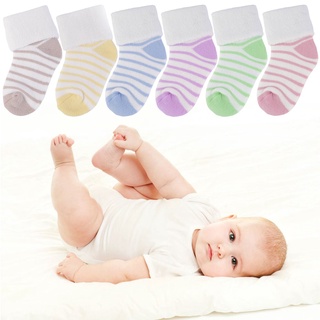 Calcetines gruesos cálidos para niños/calcetines suaves/calcetines suaves para bebés/colores