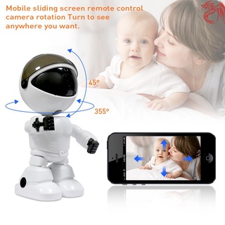 1080P seguridad hogar cámara inalámbrica Robot detección de movimiento inteligente Auto-Tracking bebé Monitor bidireccional Audio cámara de vigilancia (9)