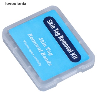 [loveoionia] 30pcs piel etiqueta eliminación bandas de goma micro banda no tóxico cuidado facial mole verruga dfgf