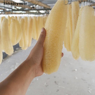 [takejoynew] 1 pieza de esponja natural luffa para limpieza de cocina, 20-25 cm (1)