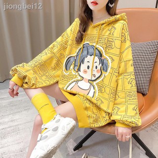 Sudadera con capucha con estampado De caricaturas coreanas con capucha Para Primavera otoño (1)