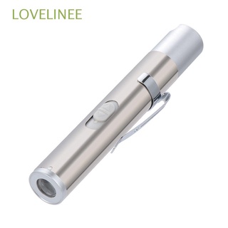 LOVELINEE Multifunction Flashlight Rechargeable Pet Toy Laser Pointer Portable Mini Ultraviolet Rays Counterfeit Detector Funny Cat Stick