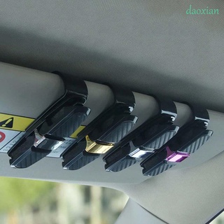Daoxian lentes Clip accesorios para el interior del coche gafas De Sol Clip visera lentes caja De Sol Clip/Multicolor